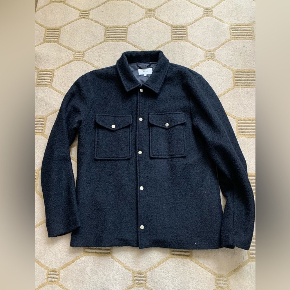 Reiss Boulce Wool Sweater Jacket
